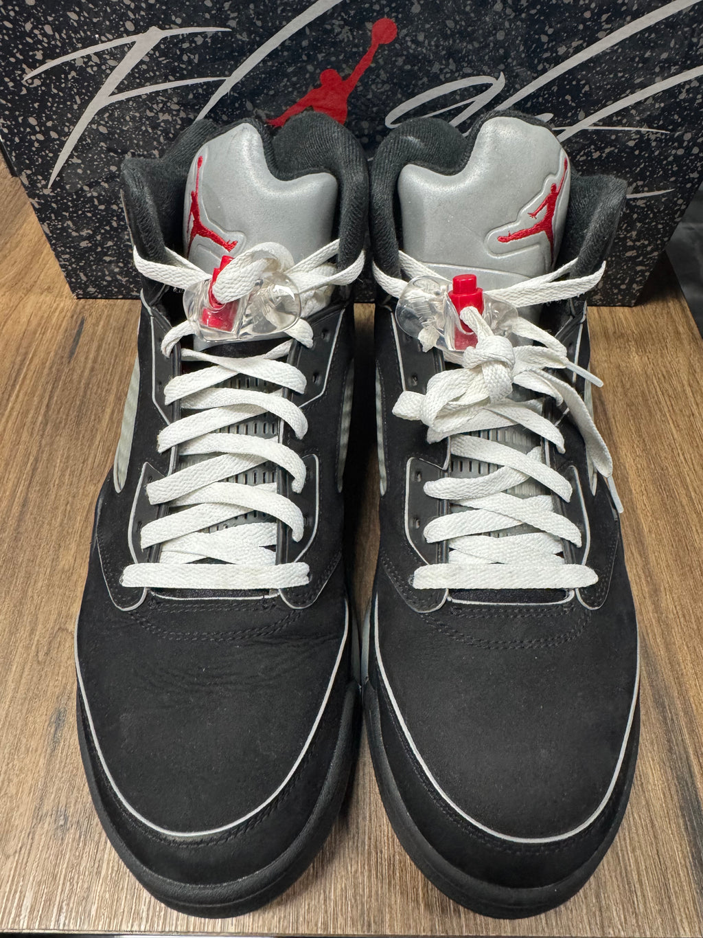 Jordan 5 Retro OG Black Metallic Reimagined (PRE-OWNED) SIZE-11.5 NO BOX