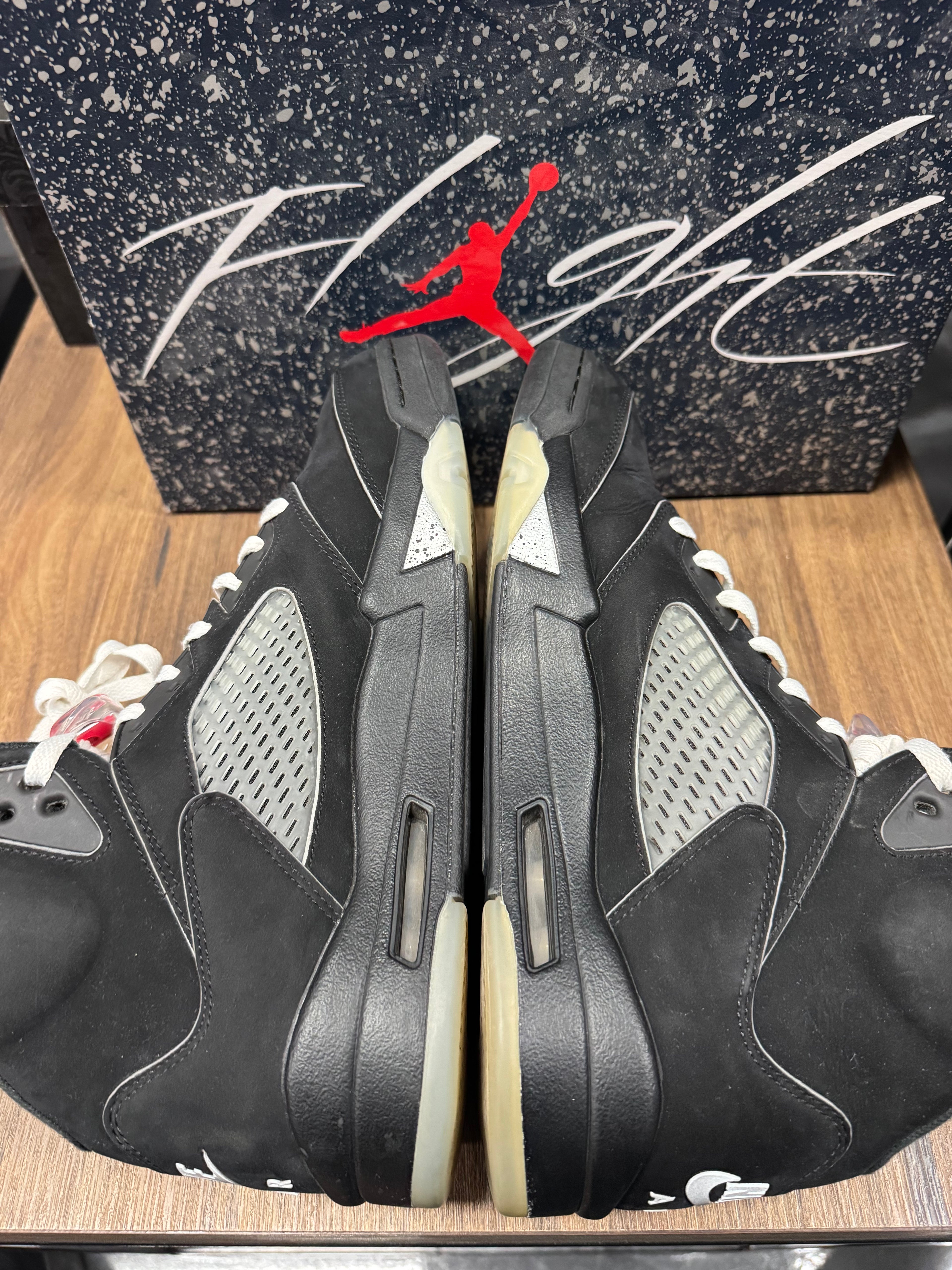 Jordan 5 Retro OG Black Metallic Reimagined (PRE-OWNED) SIZE-11.5 NO BOX