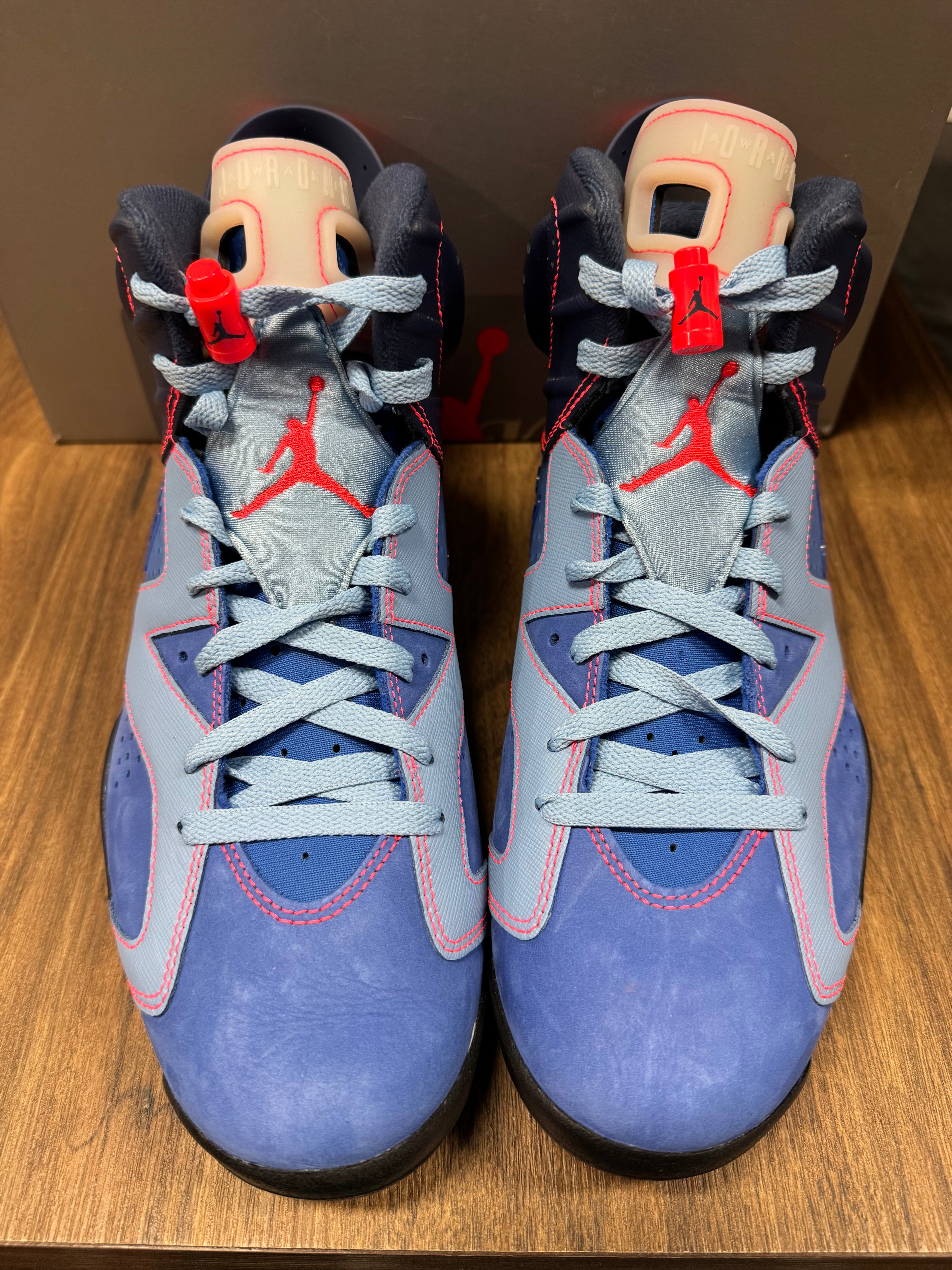 Jordan 6 Retro Awake NY Midnight Navy (PRE-OWNED) SIZE-10.5