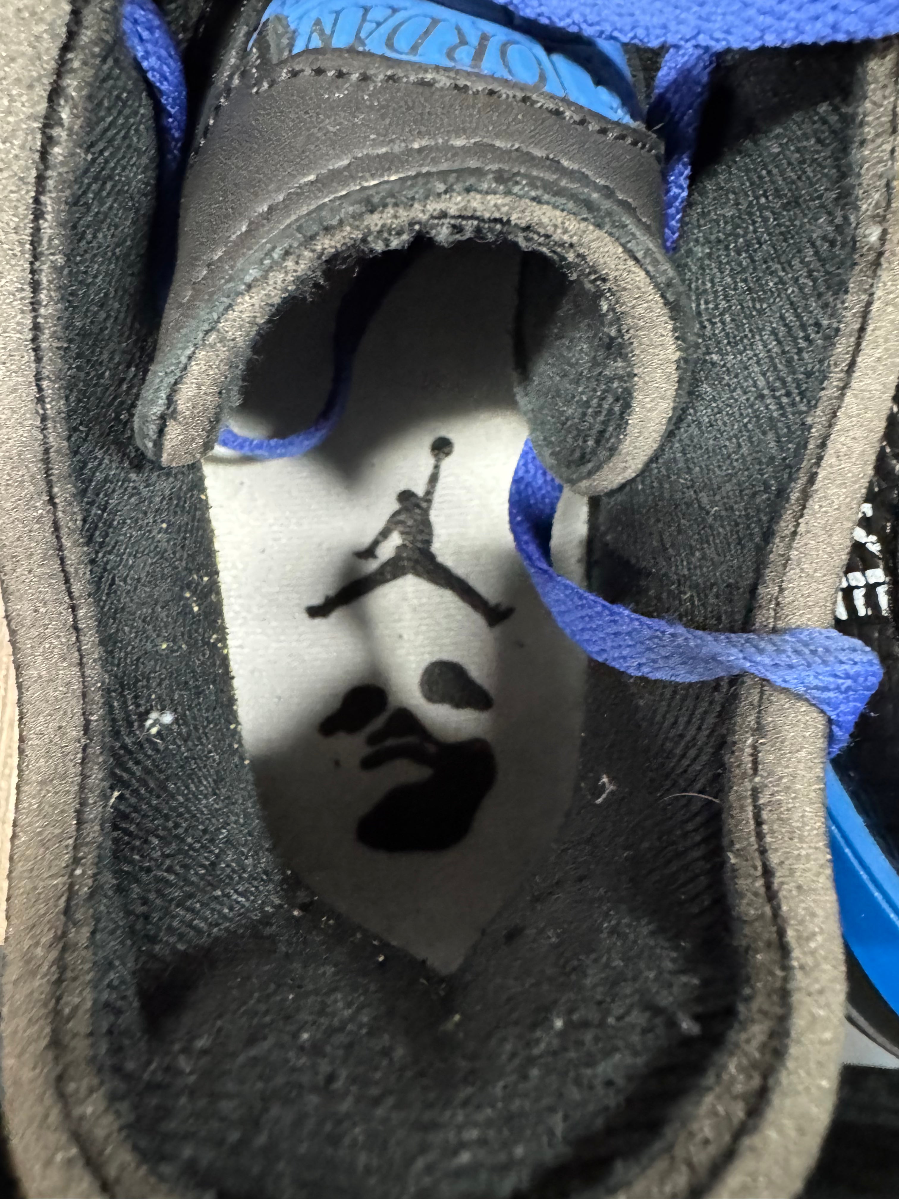 Jordan 2 Retro Low SP Off-White Black Blue (PRE-OWNED) SIZE-12