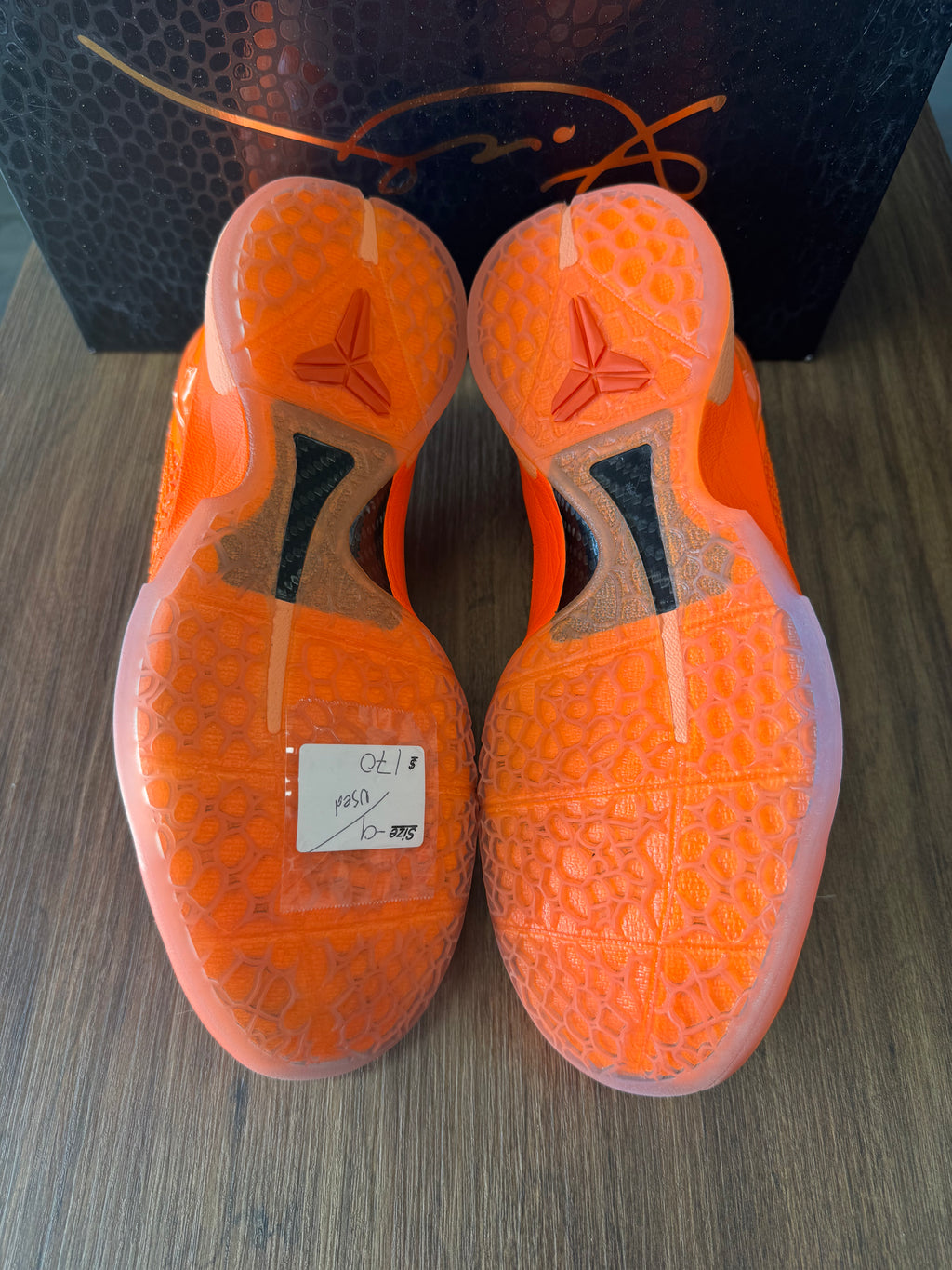 Nike Kobe 6 Protro Total Orange (PRE-OWNED) SIZE-9