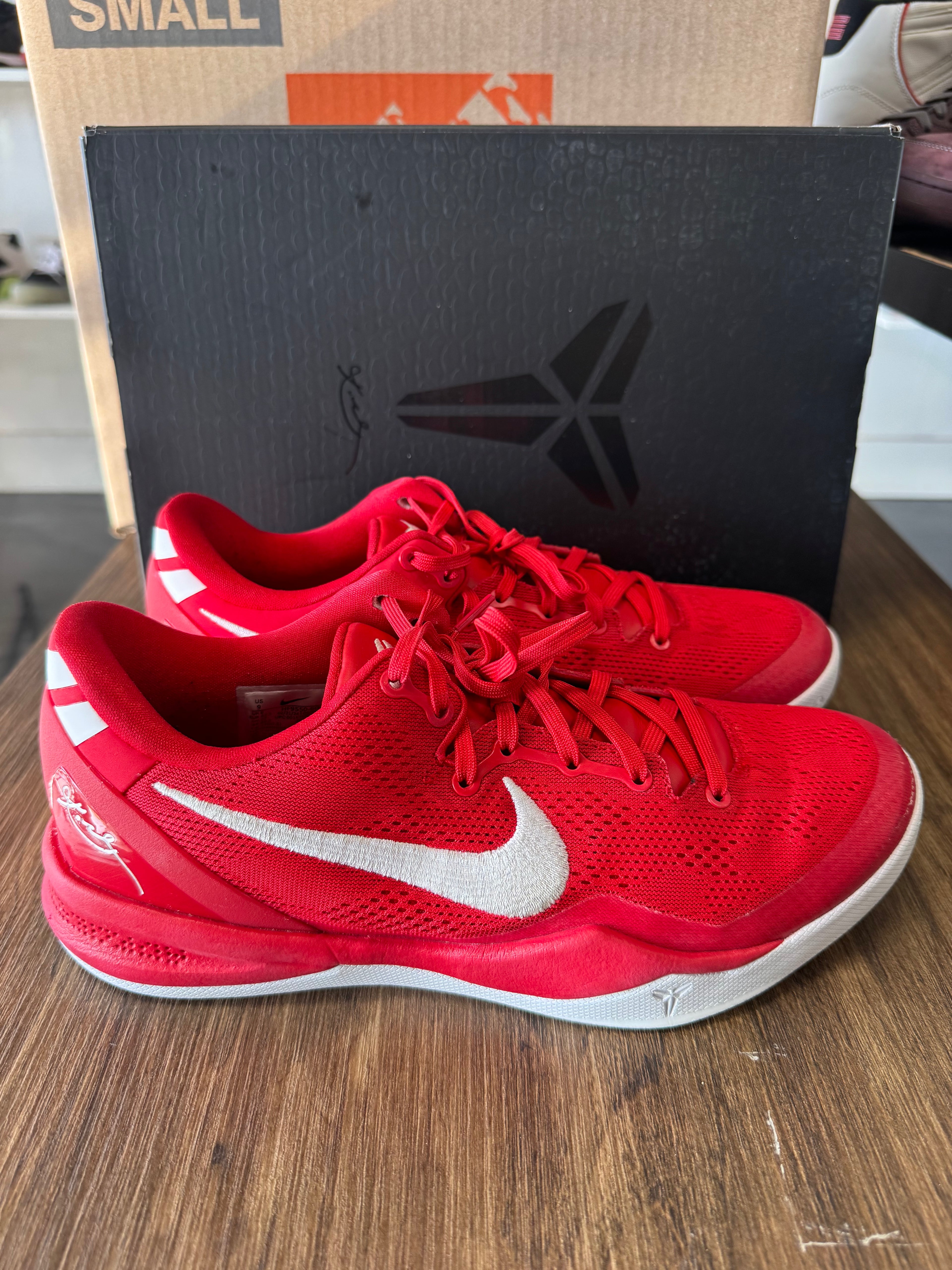 Nike Kobe 8 Protro University Red (PRE-OWNED) SIZE-9