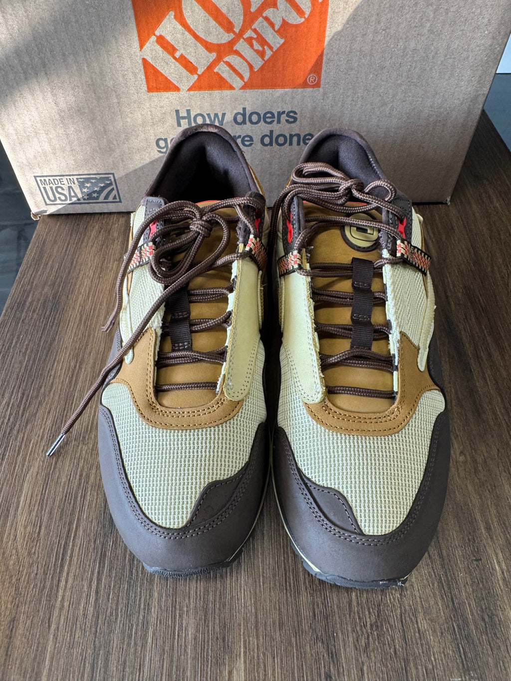 Nike Air Max 1 Travis Scott Cactus Jack Baroque Brown (PRE-OWNED) (NO-BOX) SIZE-11.5