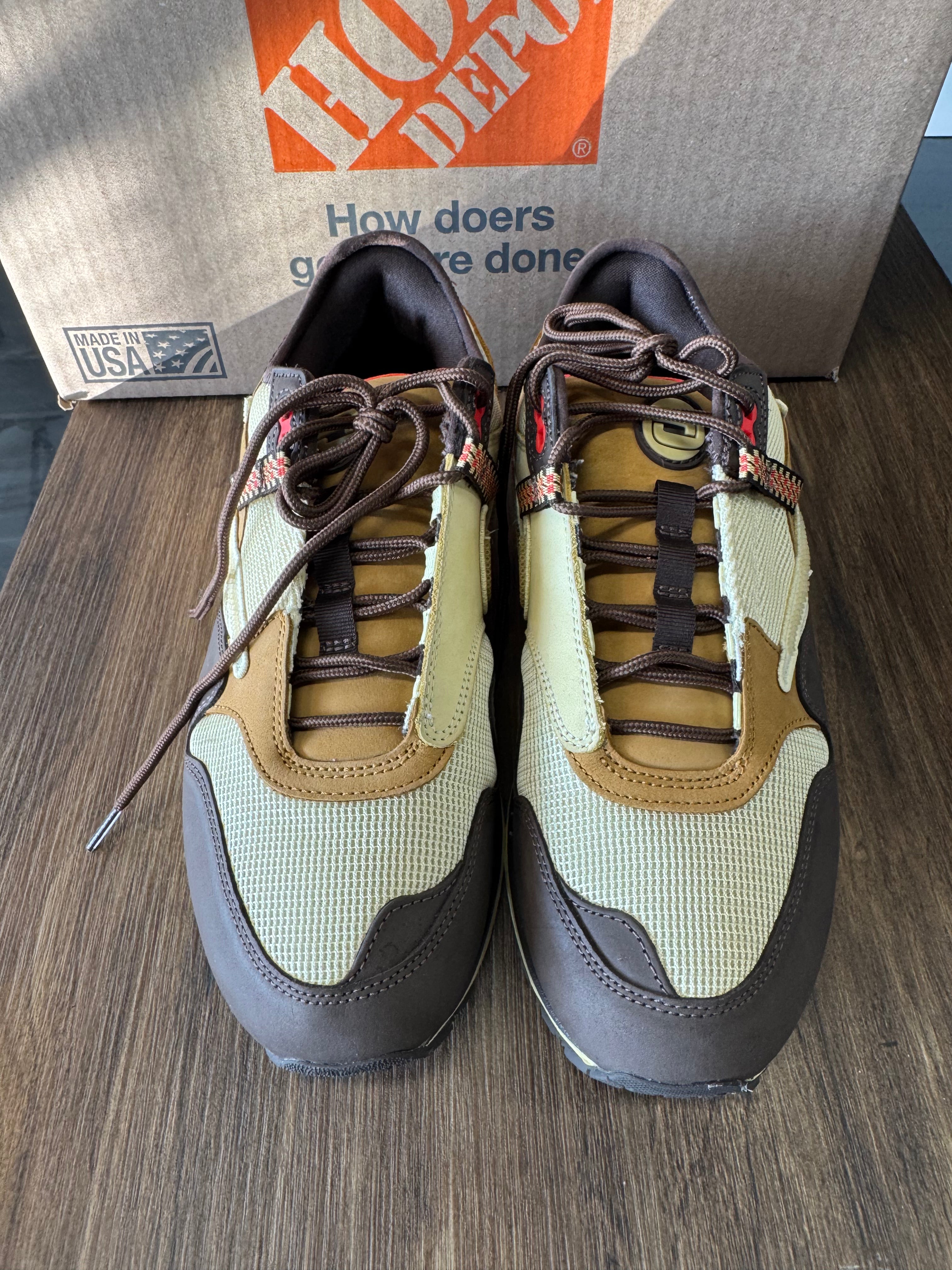 Nike Air Max 1 Travis Scott Cactus Jack Baroque Brown (PRE-OWNED) (NO-BOX) SIZE-11.5
