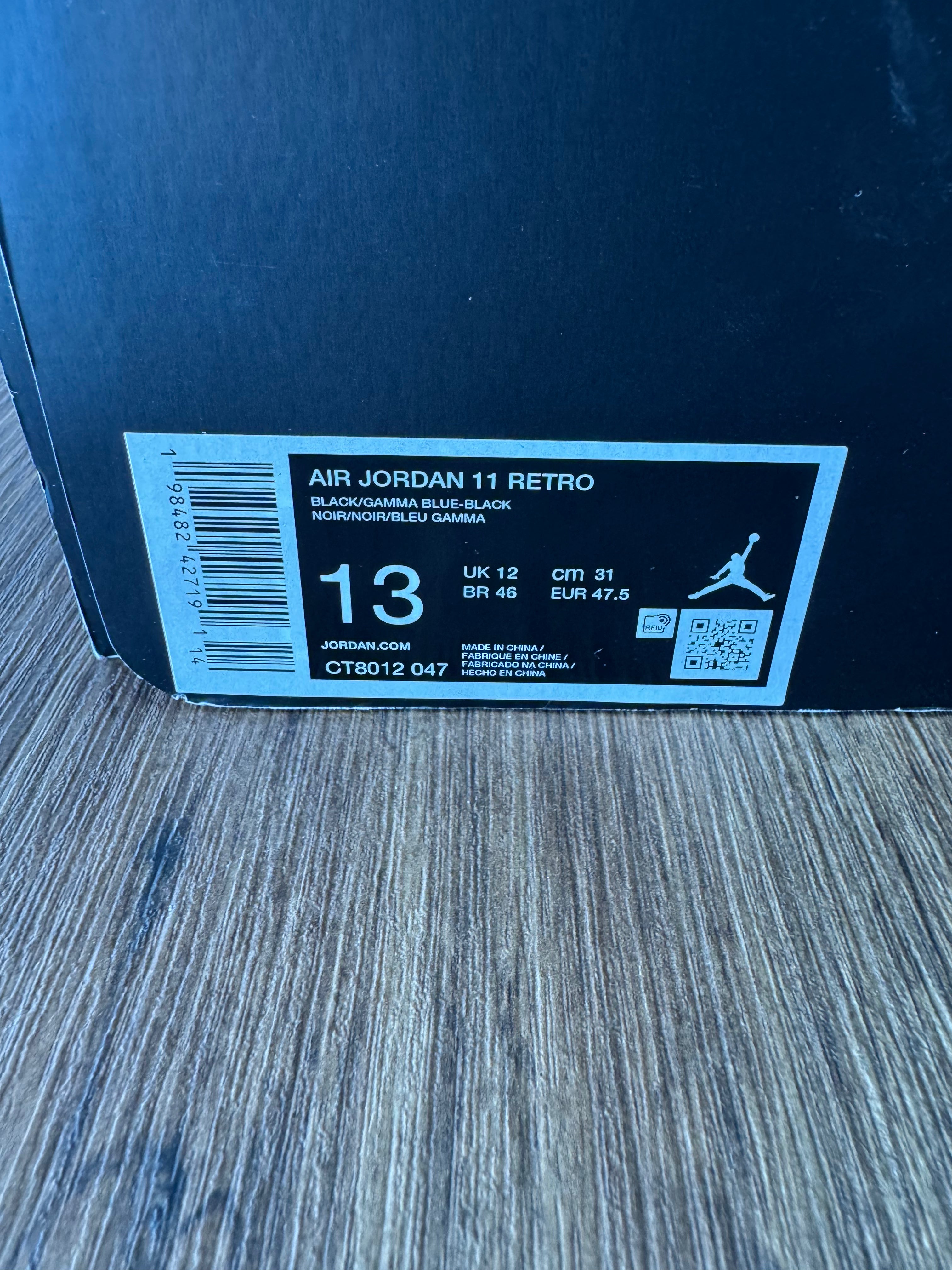 Jordan 11 Retro Gamma Blue (2025) (Pre-Owned) Size-13
