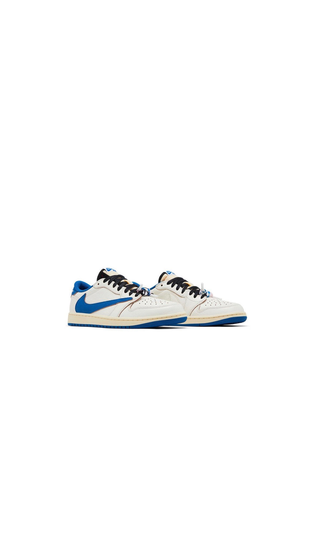 Jordan 1 Retro Low OG SP Fragment x Travis Scott Sail Military Blue