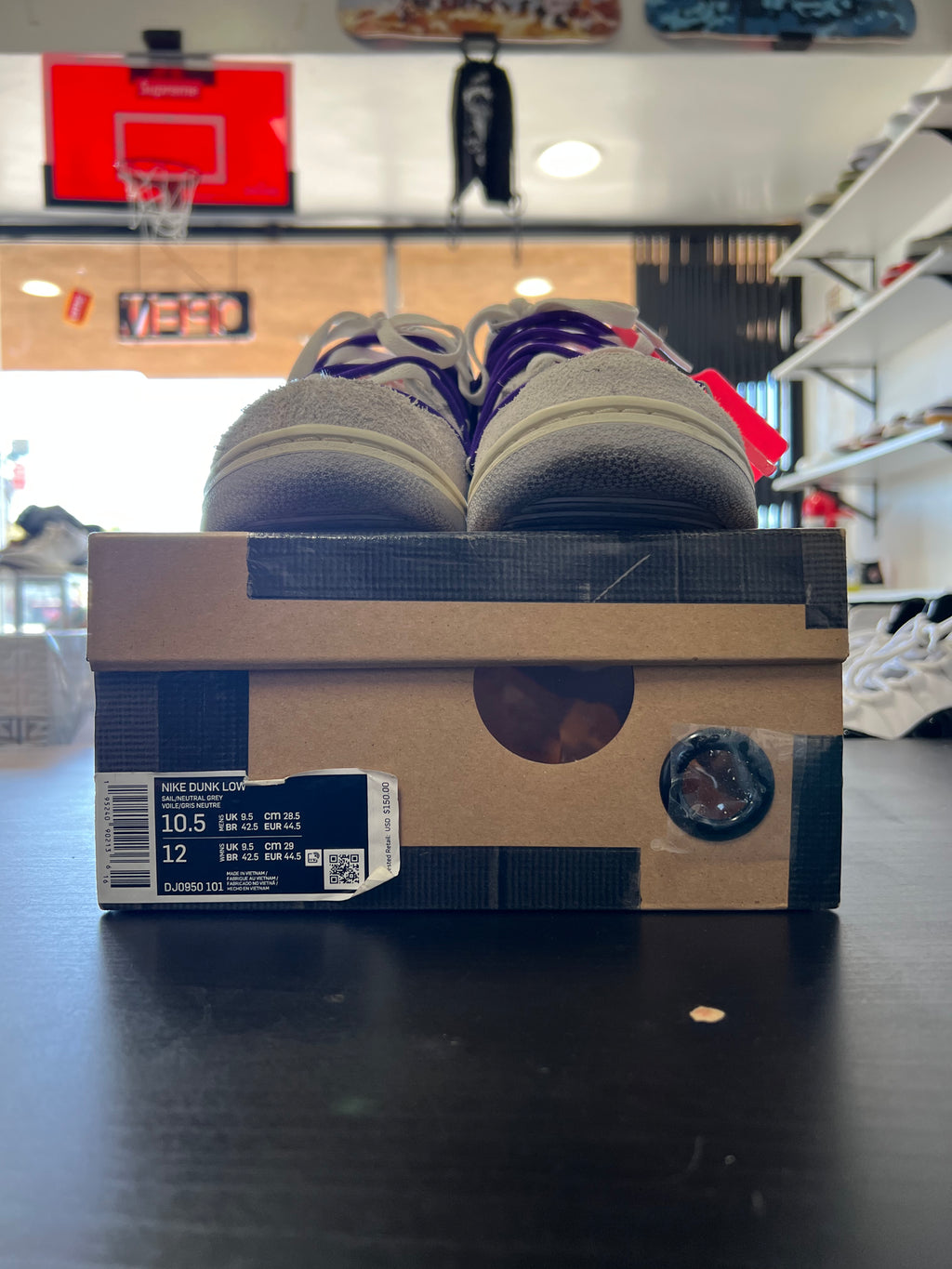 Nike Dunk Low Off-White Lot 15 (PRE-OWNED) SIZE 10.5