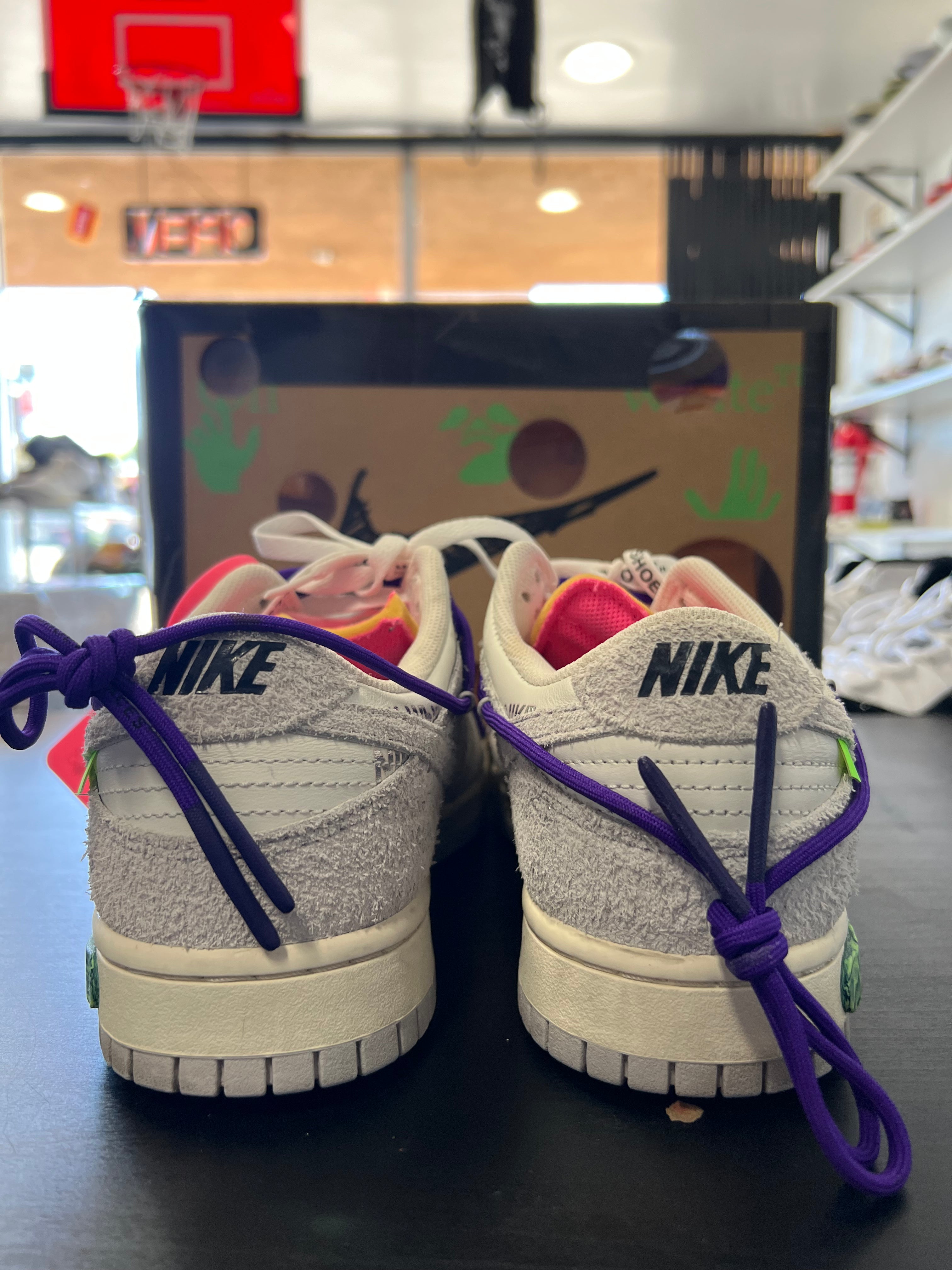 Nike Dunk Low Off-White Lot 15 (PRE-OWNED) SIZE 10.5