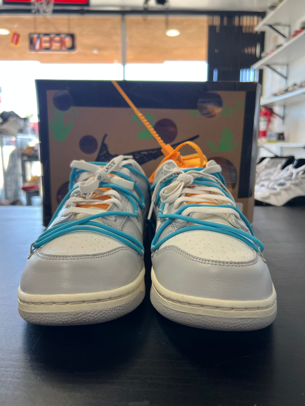 Nike Dunk Low Off-White Lot 2 (PRE-OWNED) SIZE-12