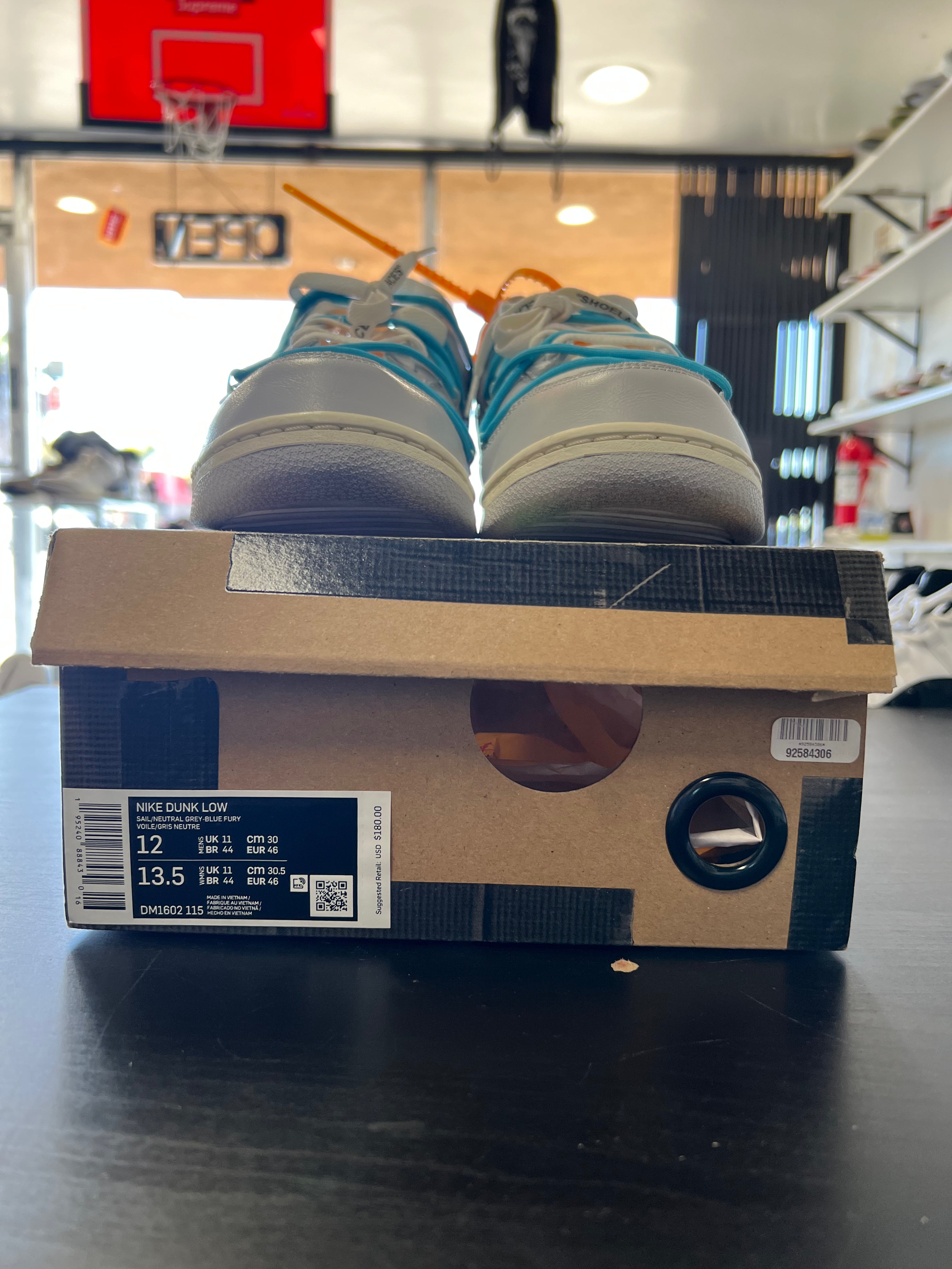 Nike Dunk Low Off-White Lot 2 (PRE-OWNED) SIZE-12