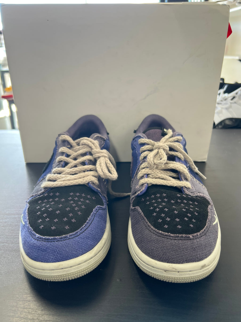 Jordan 1 Retro Low OG Zion Williamson Voodoo Alternate (PRE-OWNED) (NO-BOX) SIZE-9