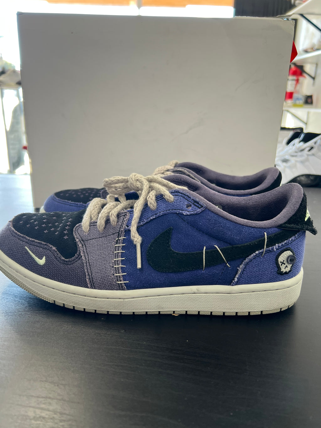Jordan 1 Retro Low OG Zion Williamson Voodoo Alternate (PRE-OWNED) (NO-BOX) SIZE-9