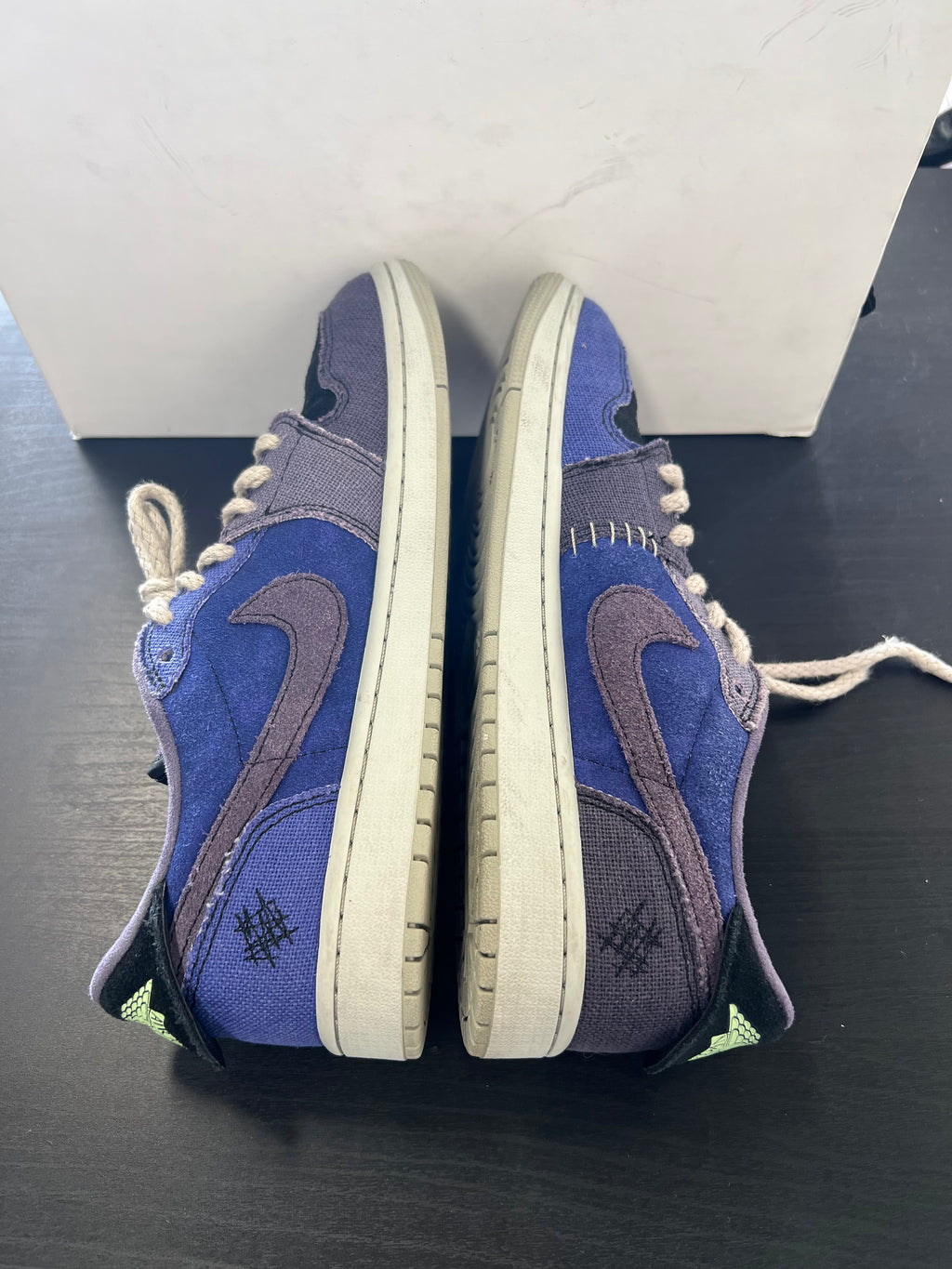 Jordan 1 Retro Low OG Zion Williamson Voodoo Alternate (PRE-OWNED) (NO-BOX) SIZE-9