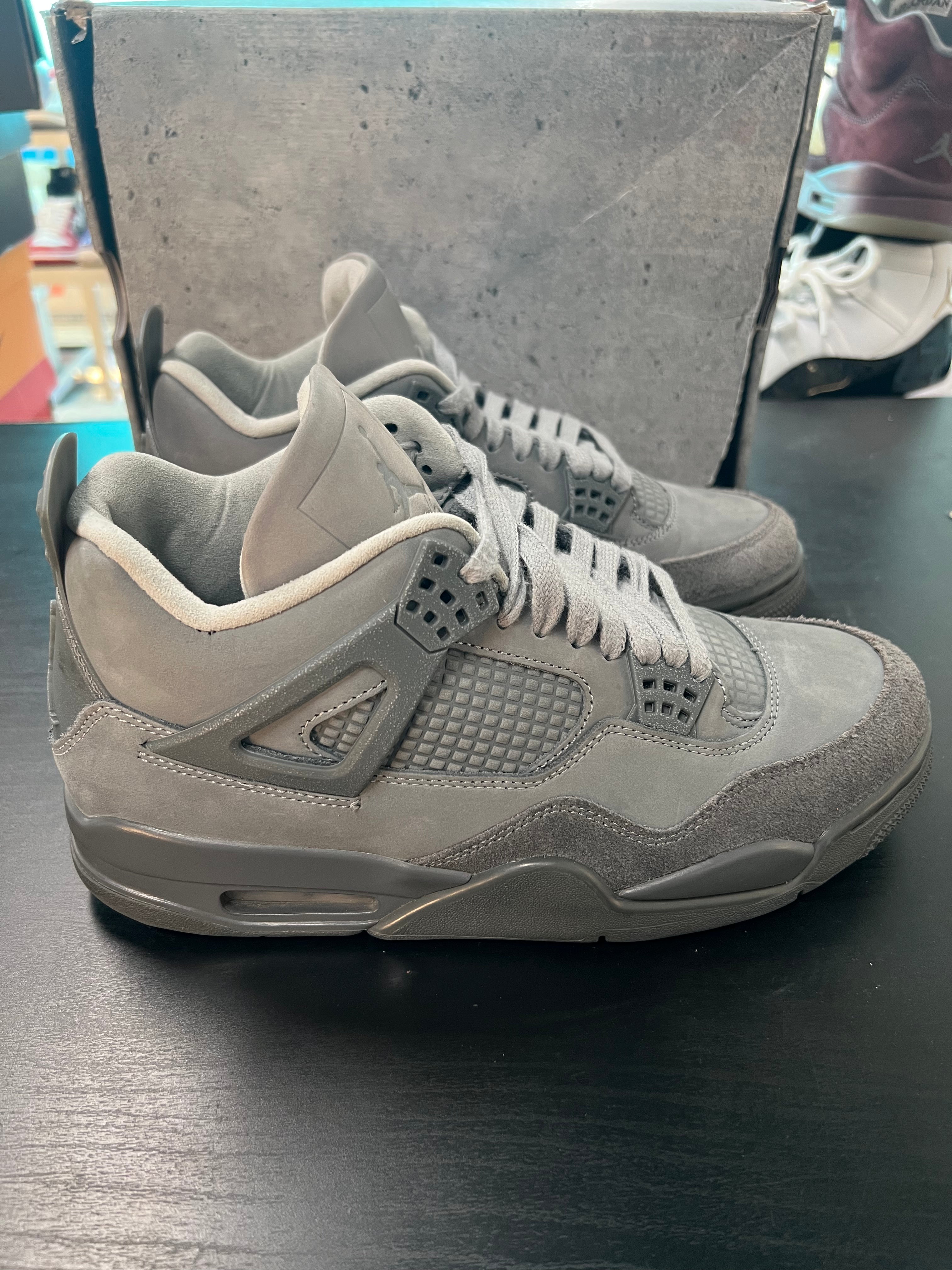 Jordan 4 Retro SE Paris Olympics Wet Cement (PRE-OWNED) (DAMAGE LID) SIZE 8.5