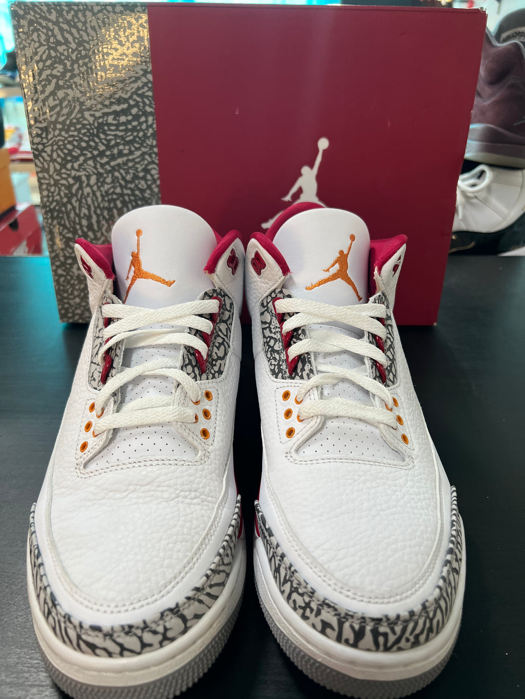 Jordan 3 Retro Cardinal Red (PRE-OWNED) SIZE-11