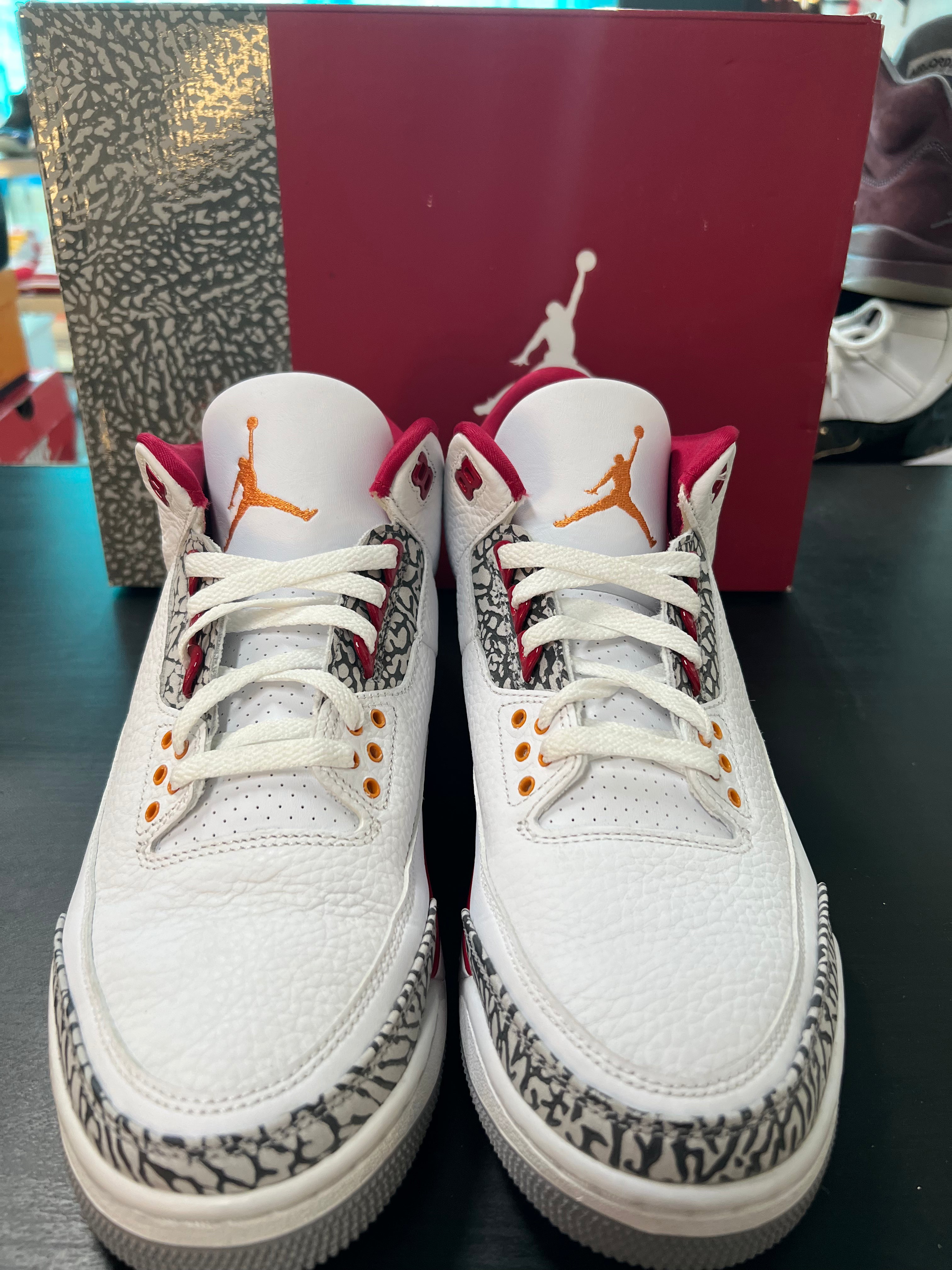Jordan 3 Retro Cardinal Red (PRE-OWNED) SIZE-11