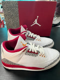 Jordan 3 Retro Cardinal Red (PRE-OWNED) SIZE-11