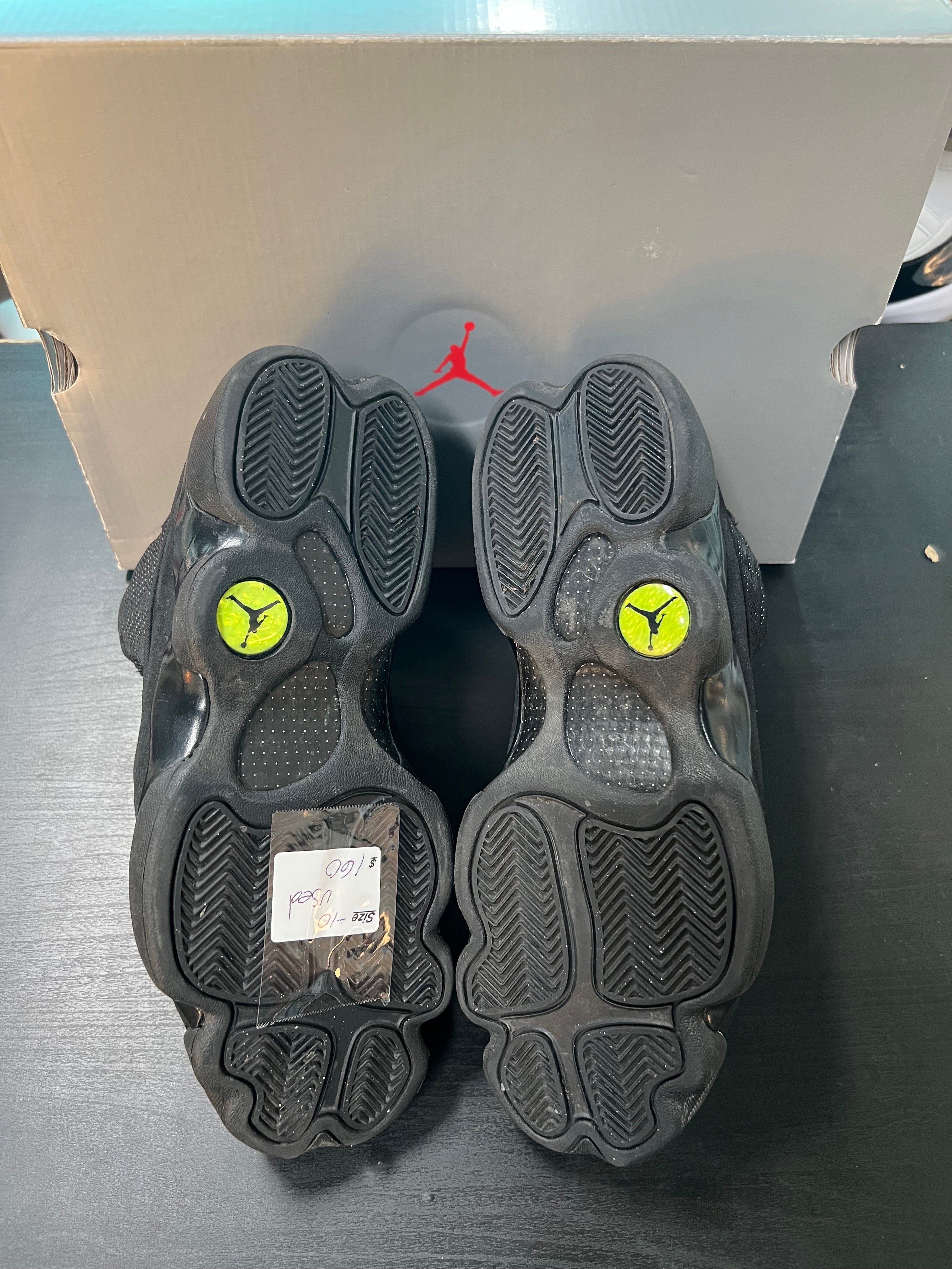 Jordan 13 Retro Black Cat (PRE-OWNED) SIZE-10