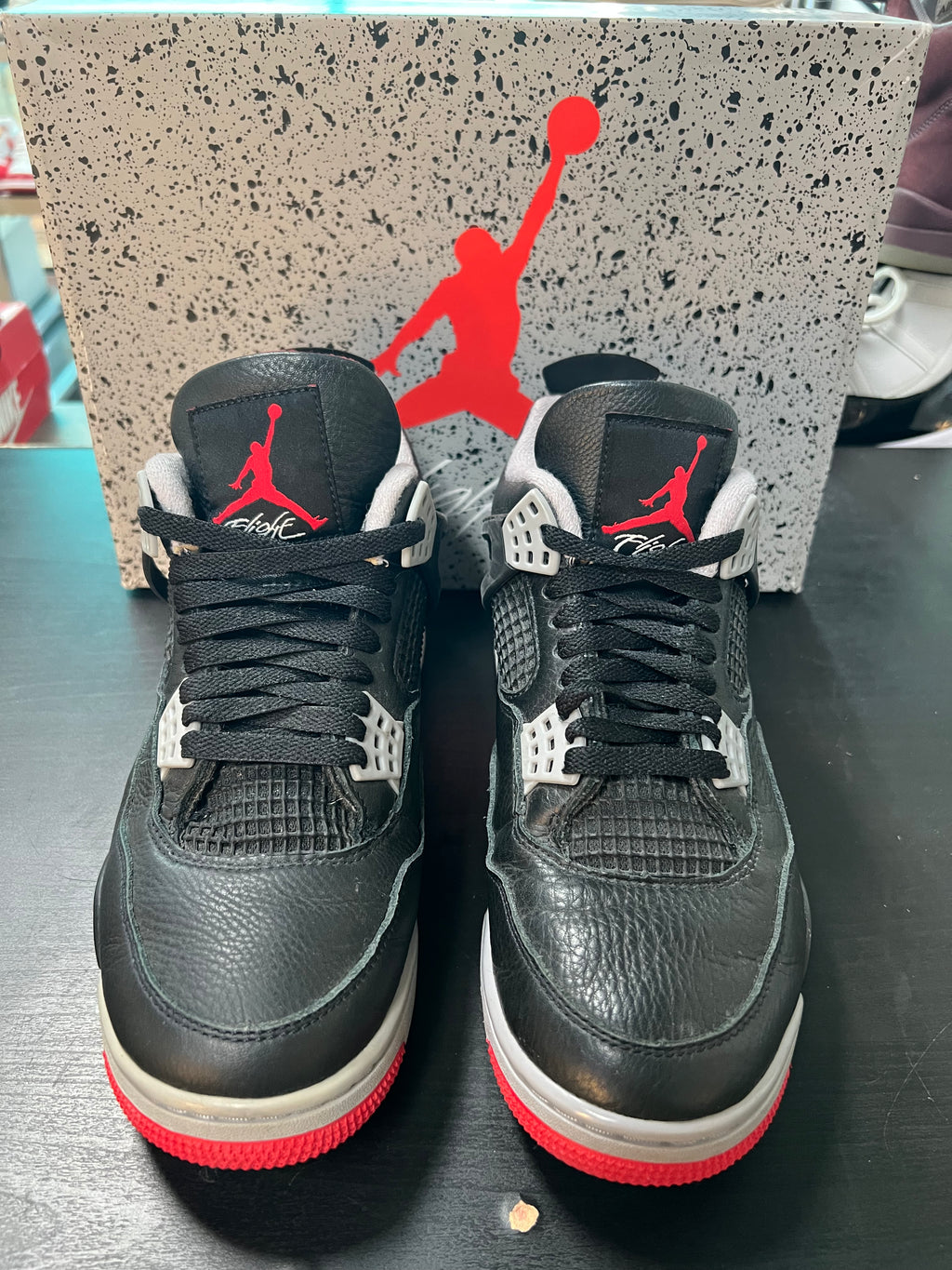Jordan 4 Retro Bred Reimagined (PRE-OWNED) SIZE-8