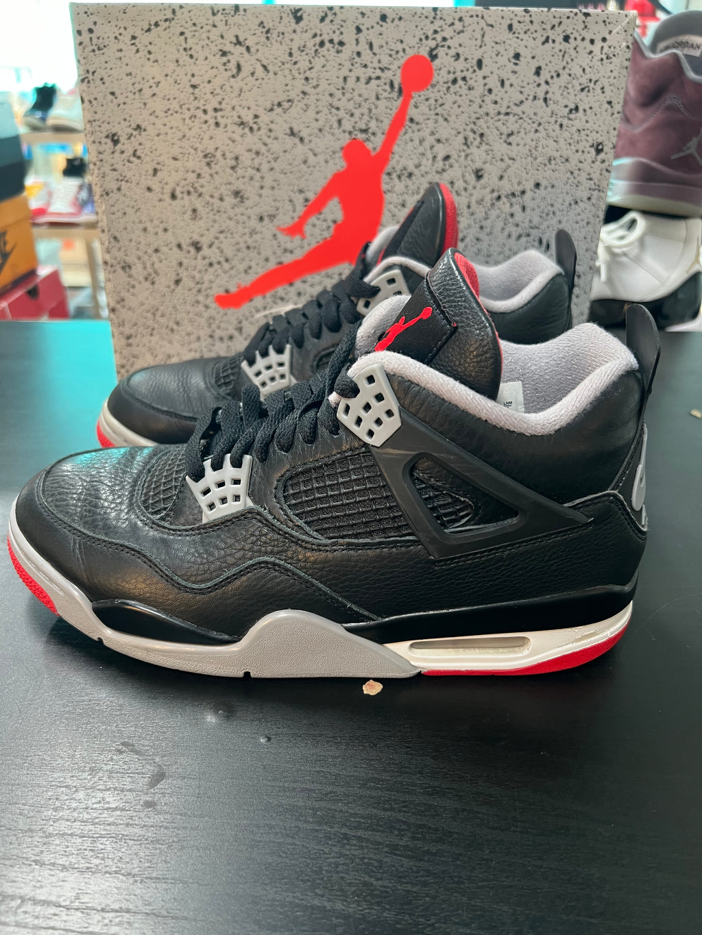 Jordan 4 Retro Bred Reimagined (PRE-OWNED) SIZE-8