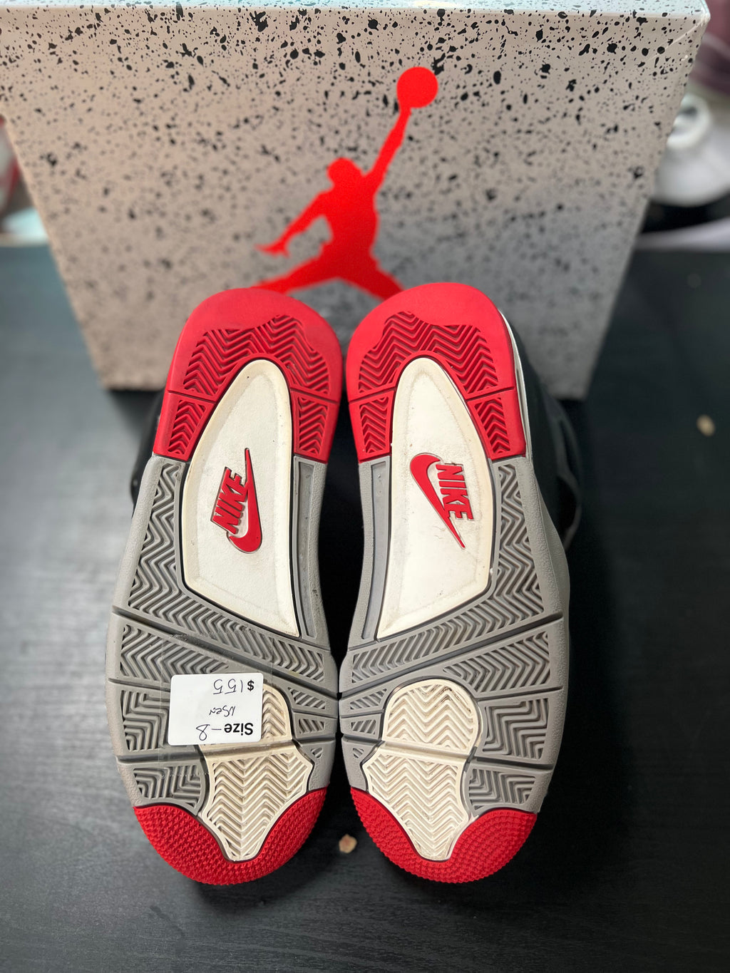 Jordan 4 Retro Bred Reimagined (PRE-OWNED) SIZE-8
