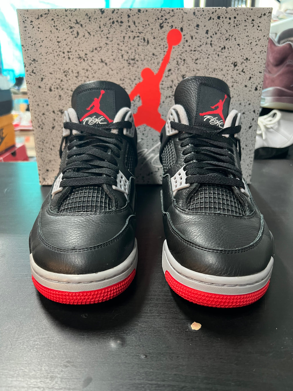 Jordan 4 Retro Bred Reimagined (PRE-OWNED) SIZE-10