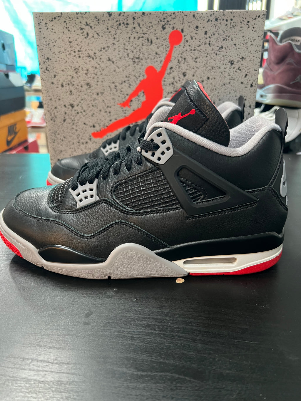 Jordan 4 Retro Bred Reimagined (PRE-OWNED) SIZE-10