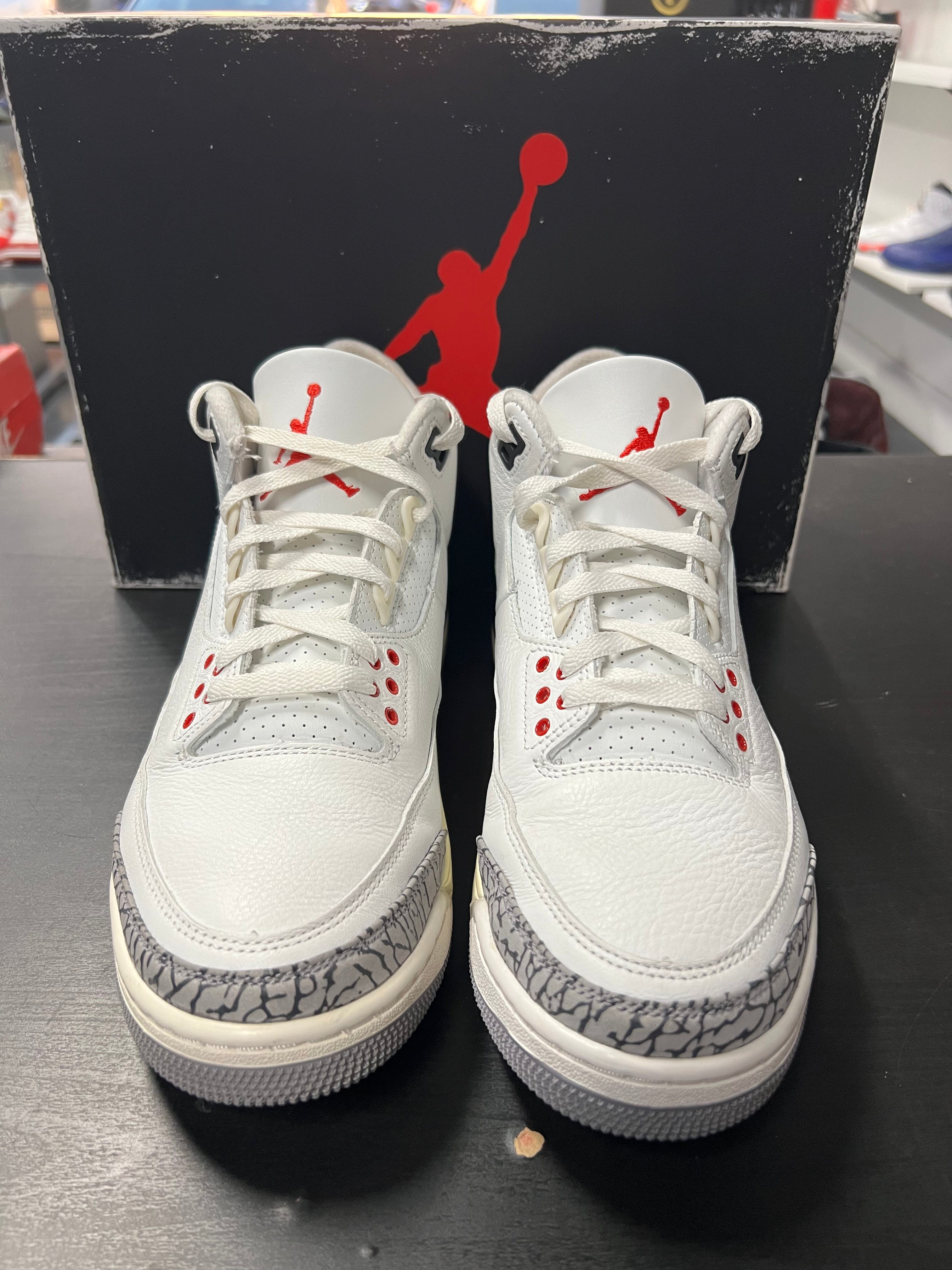 Jordan 3 Retro White Cement Reimagined (PRE-OWNED) SIZE-9.5