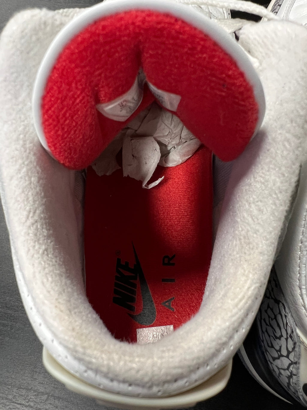 Jordan 3 Retro White Cement Reimagined (PRE-OWNED) SIZE-9.5