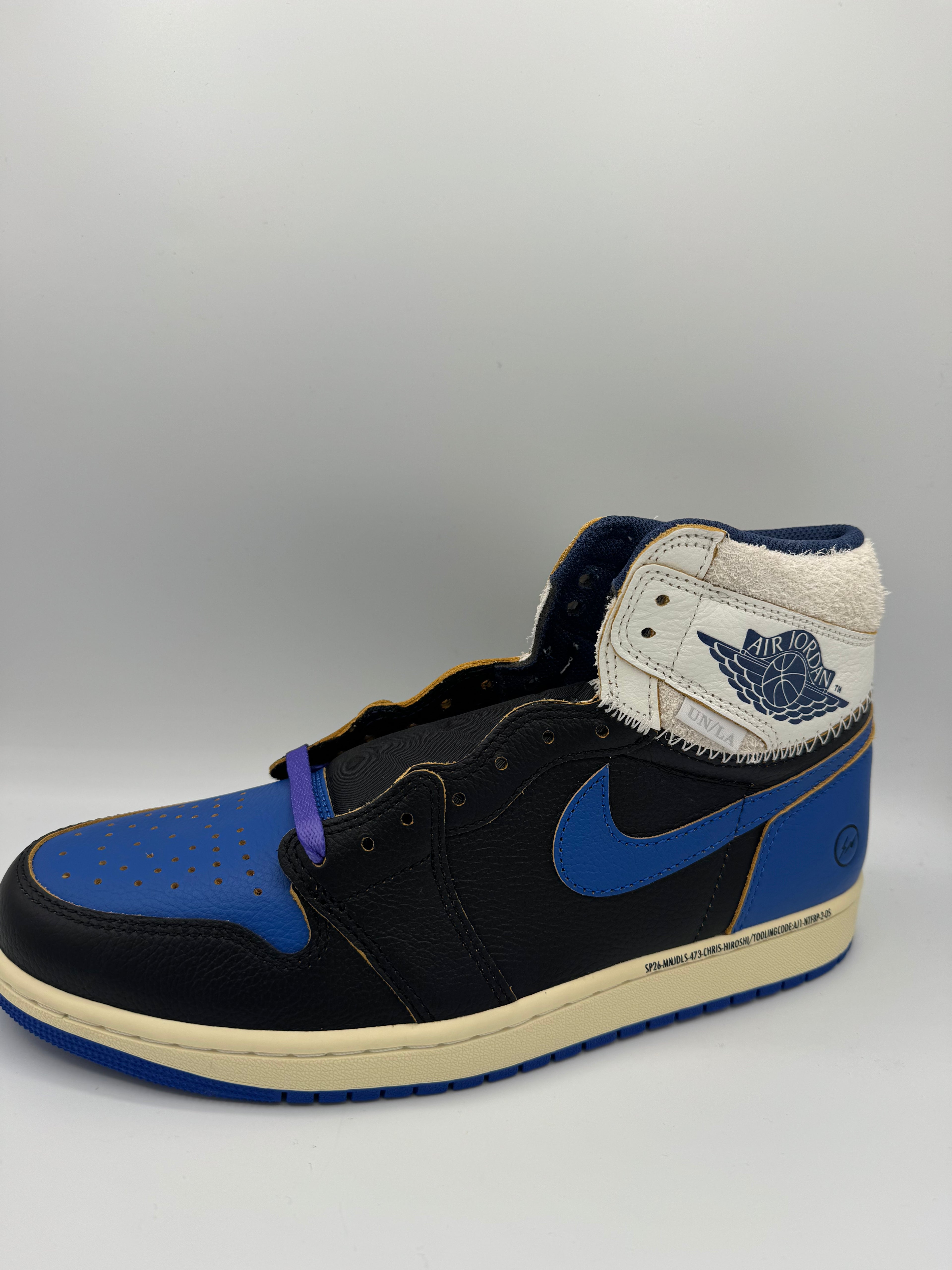 Jordan 1 Retro High OG SP Fragment x Union LA Sport Royal