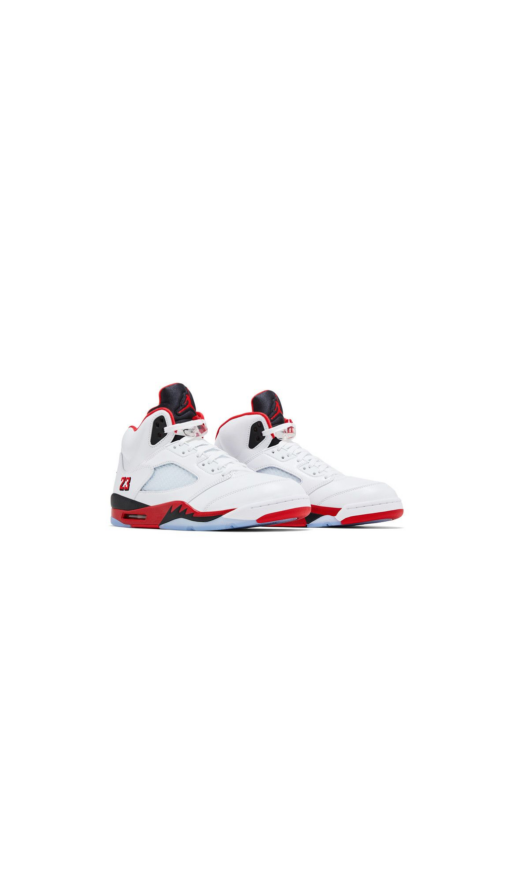 Jordan 5 Retro Fire Red Black Tongue (2025)