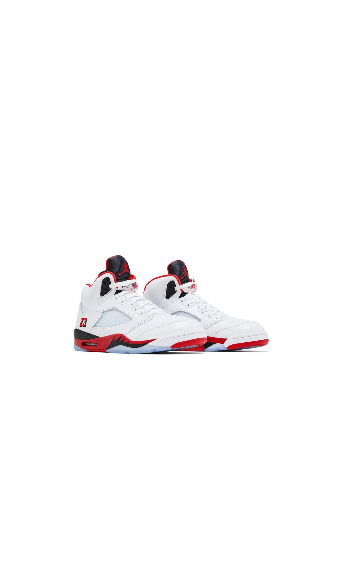 Jordan 5 Retro Fire Red Black Tongue (2025)